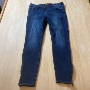 Kut from the Kloth Ankle Zipper Skinny Jeans